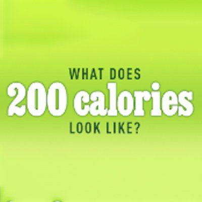 What Does 200 Calories Look Like