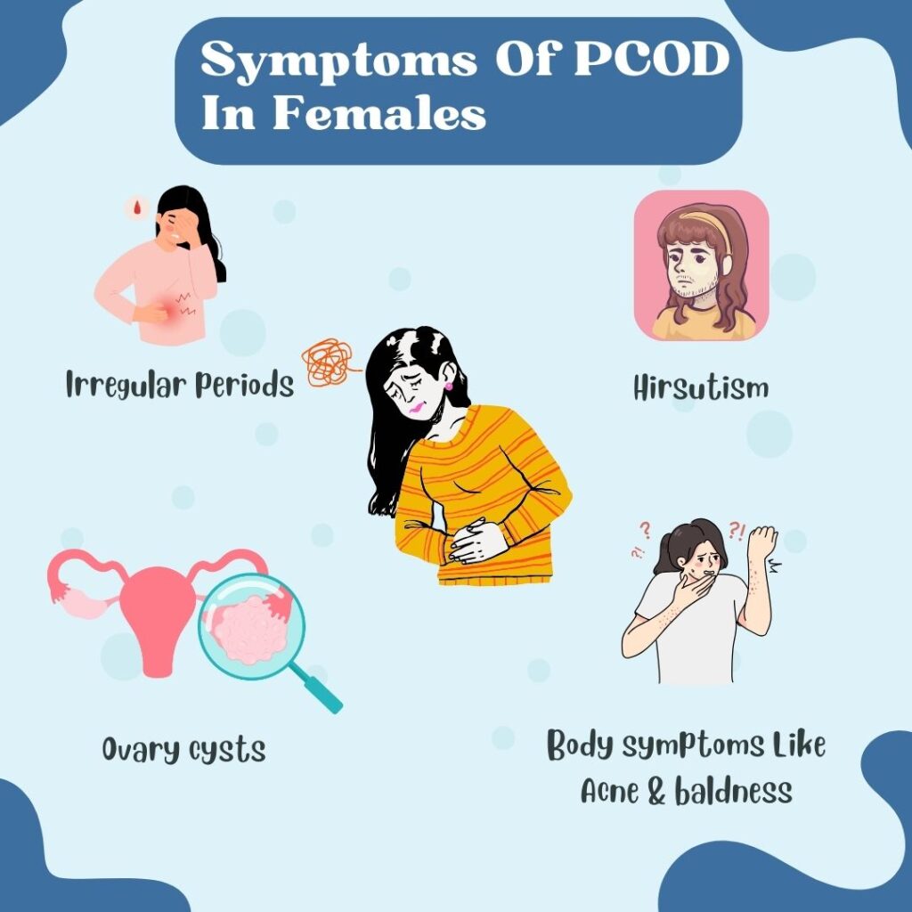 symptoms of pcod in females