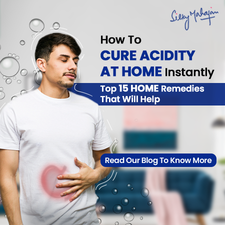 how to cure acidity at home