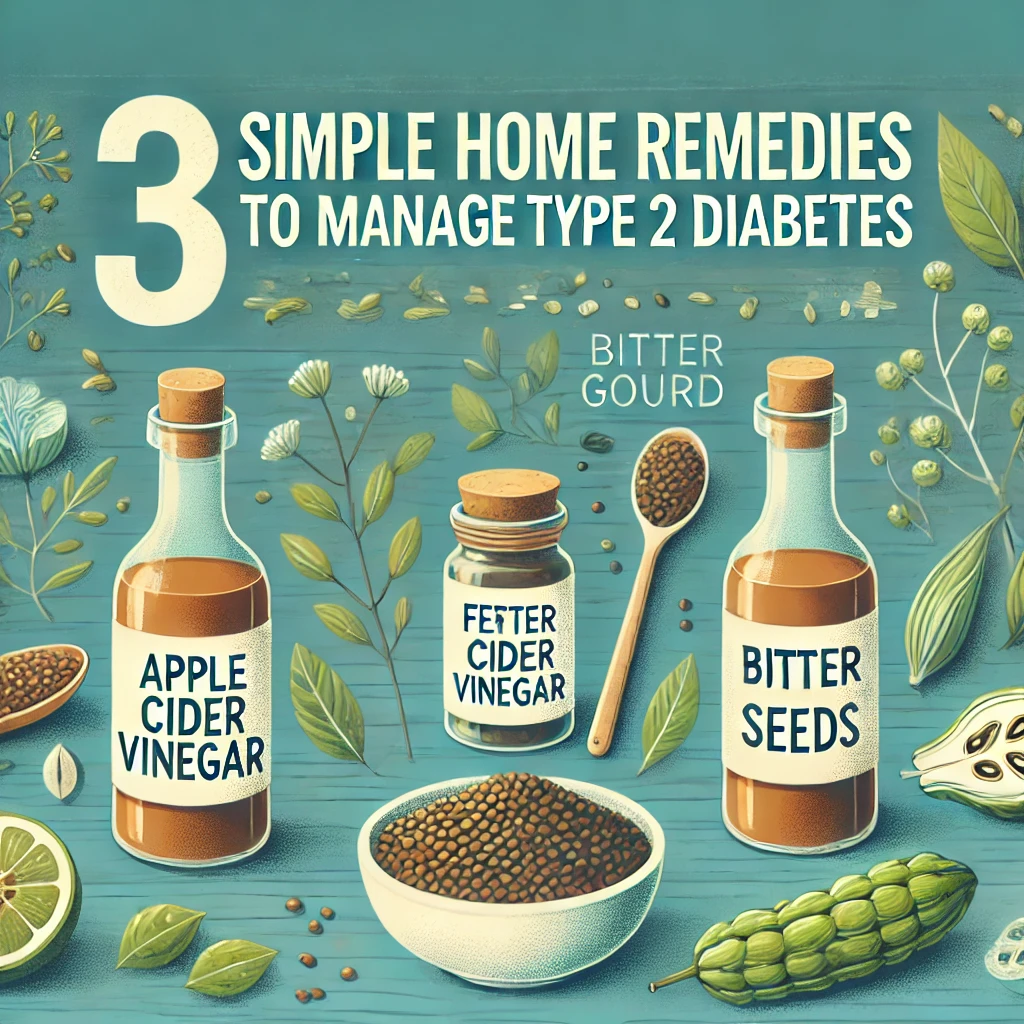 3 Simple Home Remedies to Manage Type 2 Diabetes Naturally