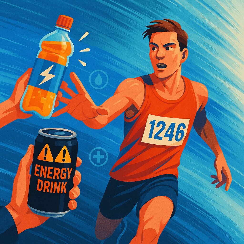 Sports Drink or Energy Drink: What Should You Choose for a Marathon?