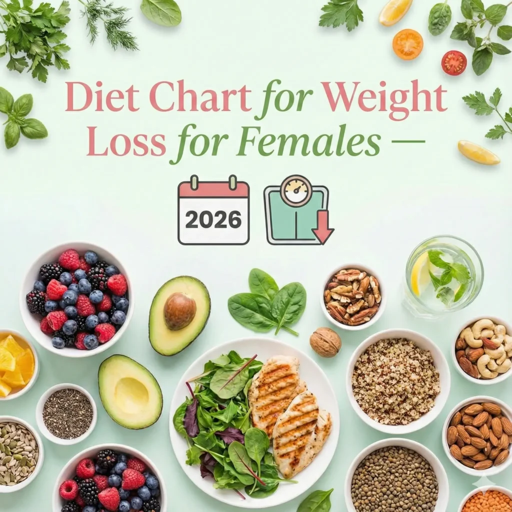 Diet Chart for Weight Loss for Females 2026 Diet Chart for Weight Loss for Females 2026