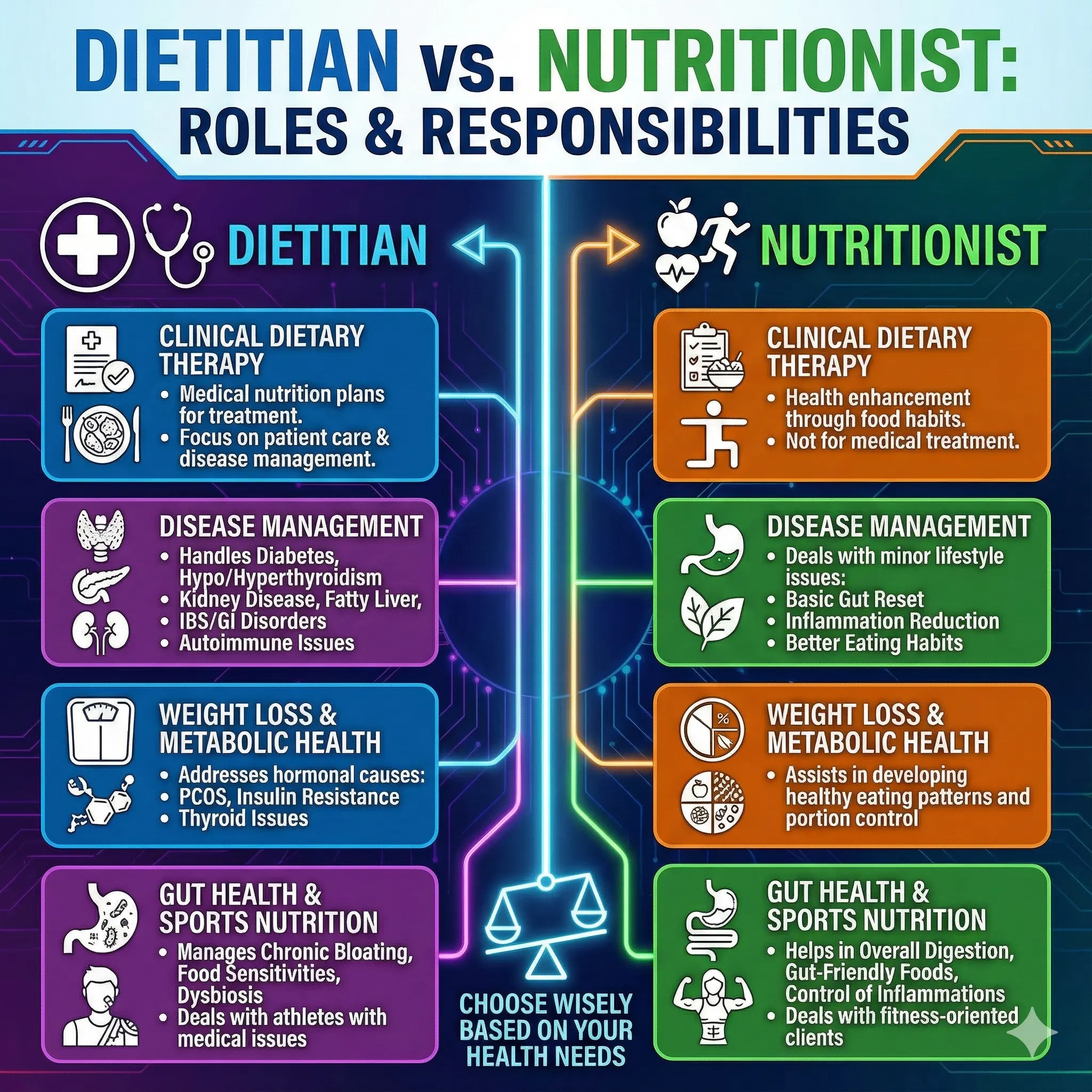 Roles & Responsibilities of dietitian and nutritionist Roles & Responsibilities of dietitian and nutritionist