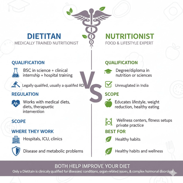 Dietitian vs Nutritionist: What’s the Actual Difference? Dietitian vs Nutritionist: What’s the Actual Difference?