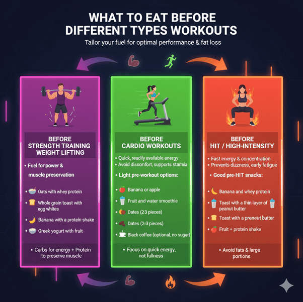 what to eat before workout